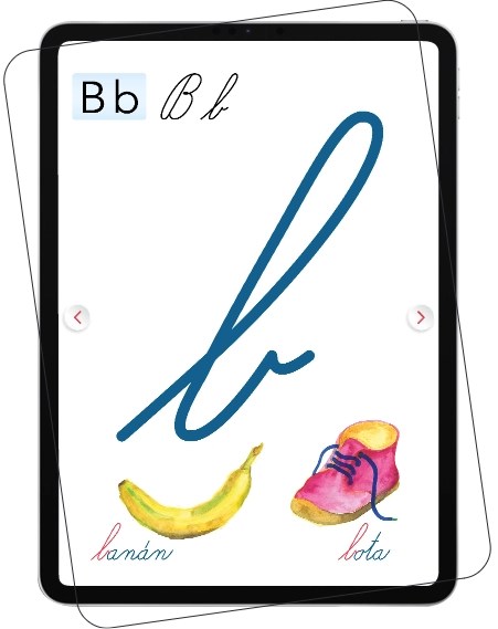 Aplikace Hravé psaní na tabletu